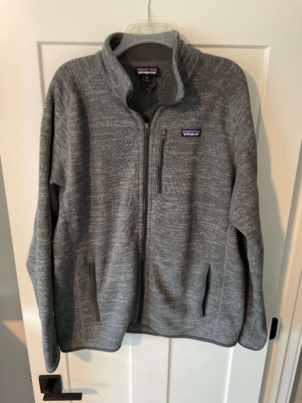 Patagonia Men’s Better Sweater Full-Zip Fleece Gray Jacket XL NWOT